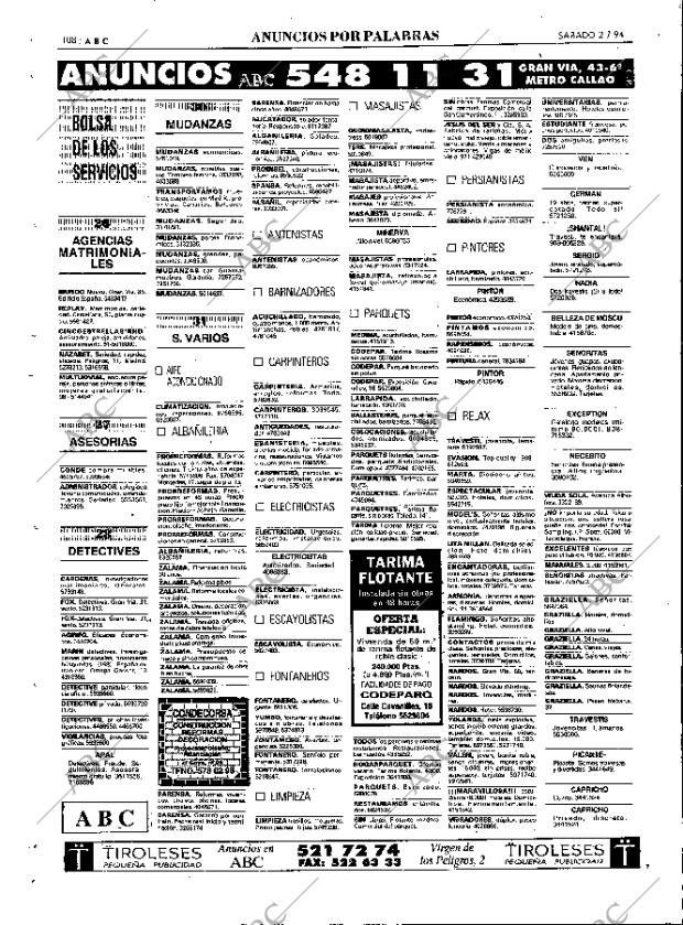 ABC MADRID 02-07-1994 página 108