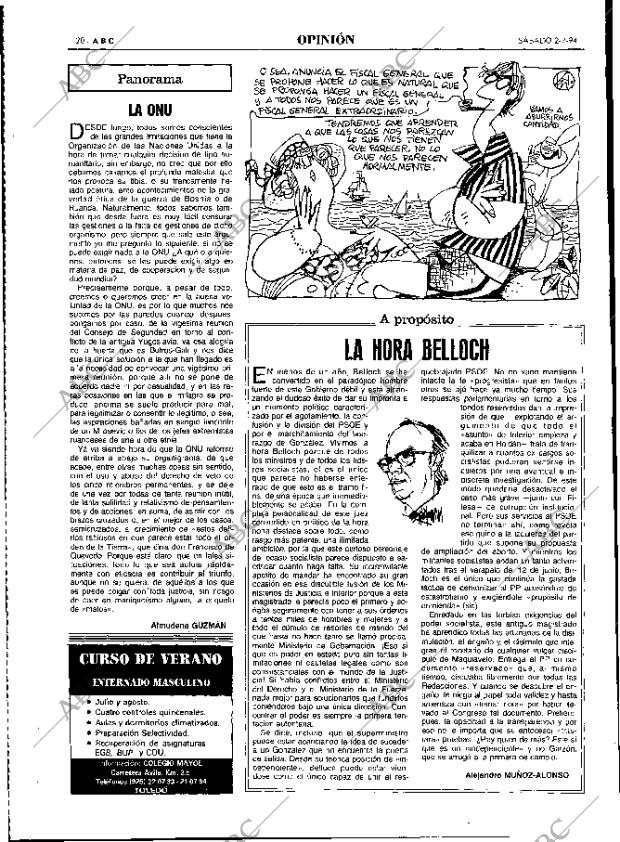 ABC MADRID 02-07-1994 página 20