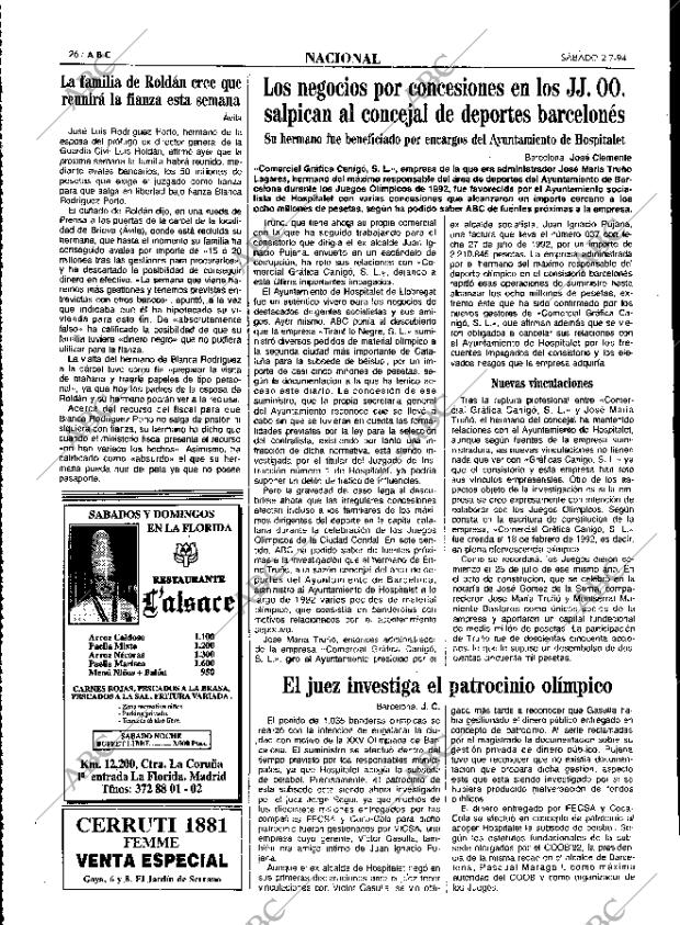 ABC MADRID 02-07-1994 página 26