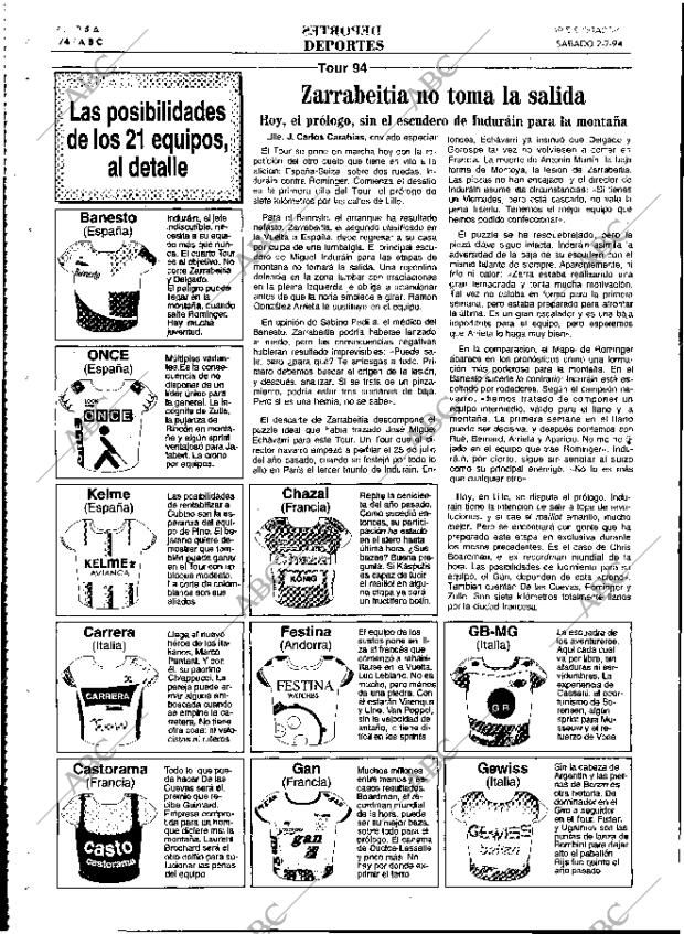 ABC MADRID 02-07-1994 página 74