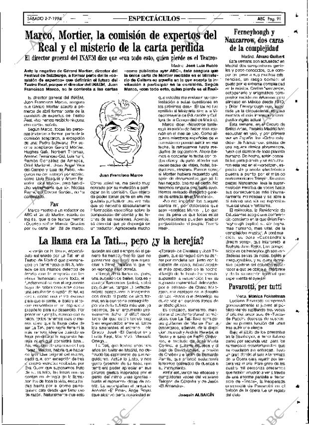 ABC MADRID 02-07-1994 página 91