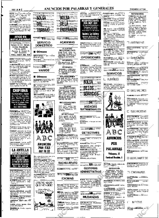 ABC SEVILLA 02-07-1994 página 108