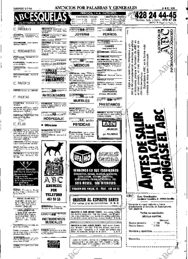 ABC SEVILLA 02-07-1994 página 109