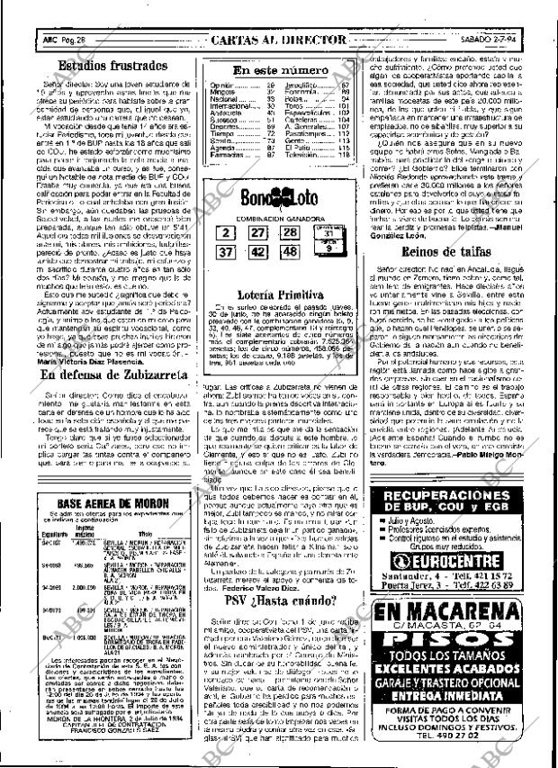 ABC SEVILLA 02-07-1994 página 28