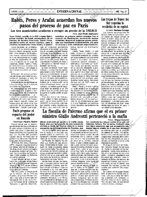ABC MADRID 07-07-1994 página 27