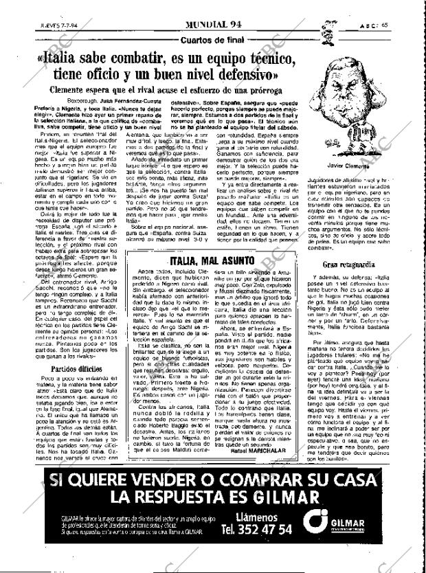 ABC MADRID 07-07-1994 página 65