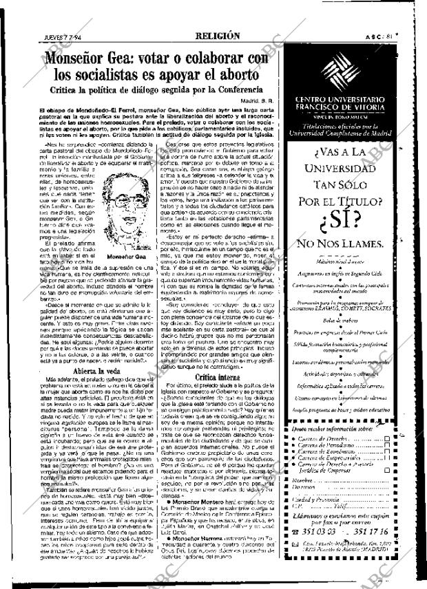 ABC MADRID 07-07-1994 página 81