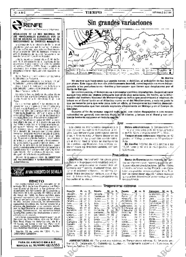 ABC SEVILLA 08-07-1994 página 52