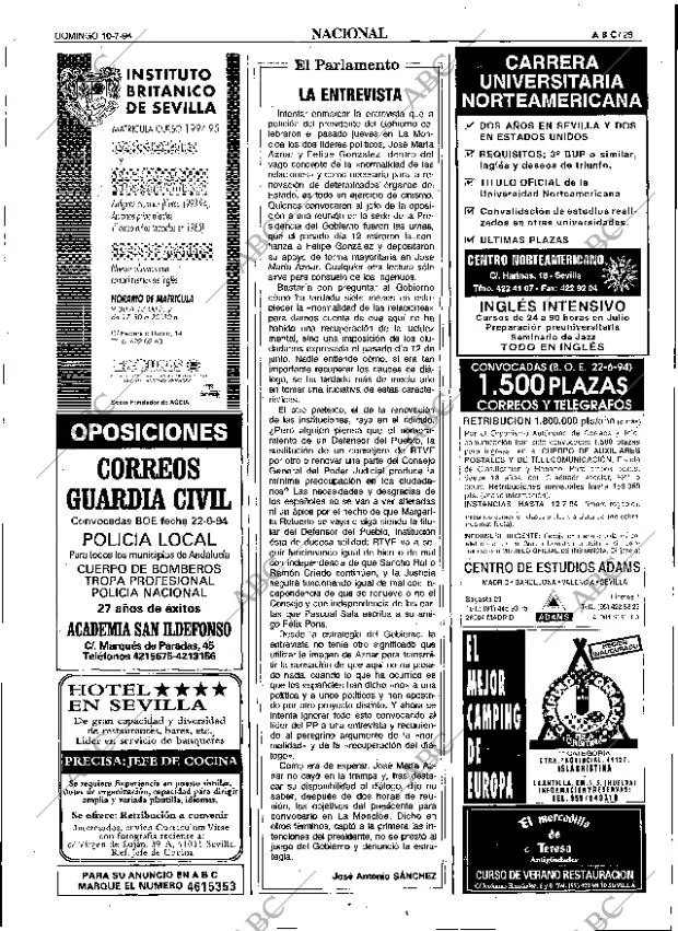 ABC SEVILLA 10-07-1994 página 29