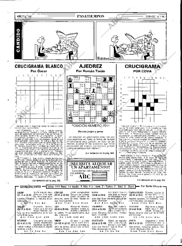 ABC MADRID 16-07-1994 página 100
