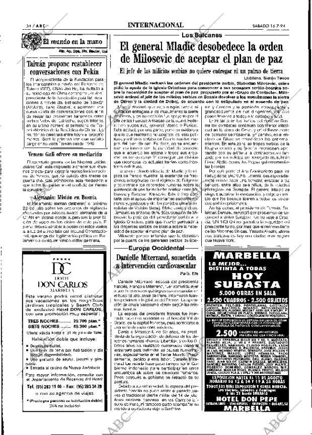 ABC MADRID 16-07-1994 página 34