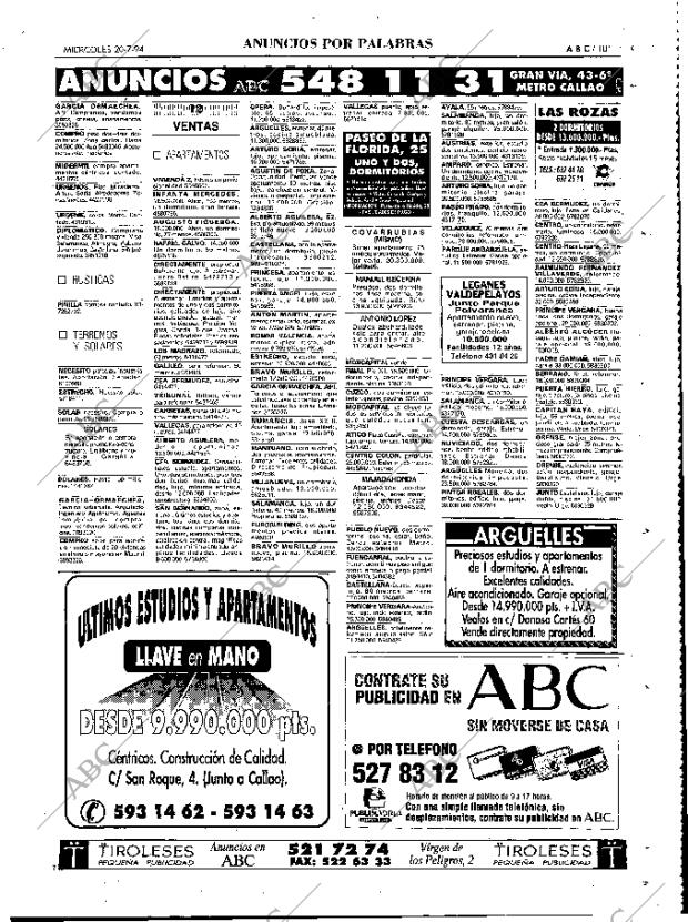 ABC MADRID 20-07-1994 página 101
