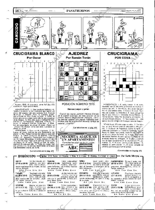 ABC MADRID 20-07-1994 página 116