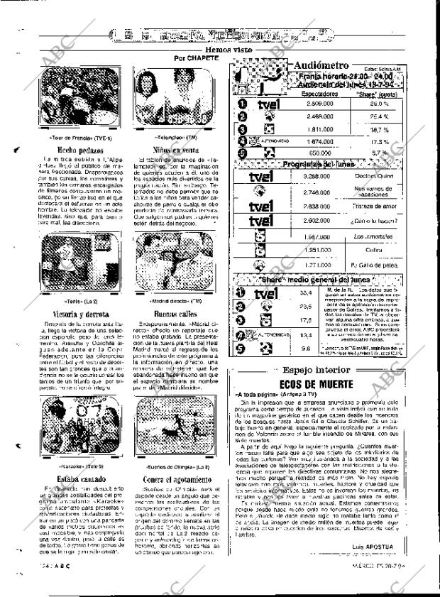 ABC MADRID 20-07-1994 página 124