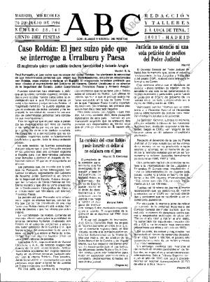 ABC MADRID 20-07-1994 página 15