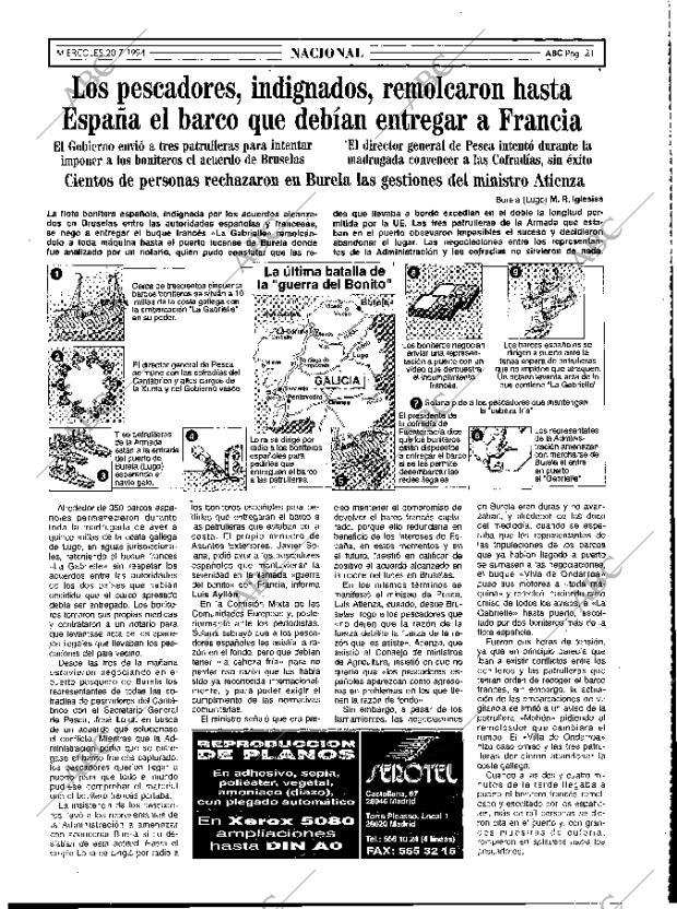 ABC MADRID 20-07-1994 página 21