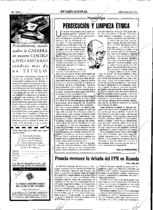 ABC MADRID 20-07-1994 página 34