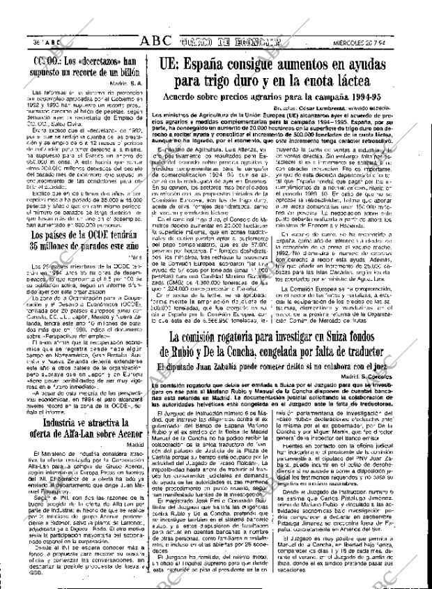 ABC MADRID 20-07-1994 página 36