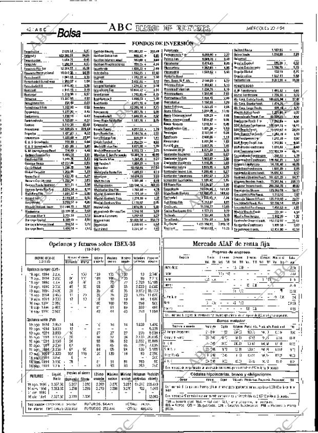 ABC MADRID 20-07-1994 página 42