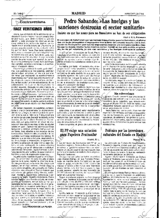 ABC MADRID 20-07-1994 página 50