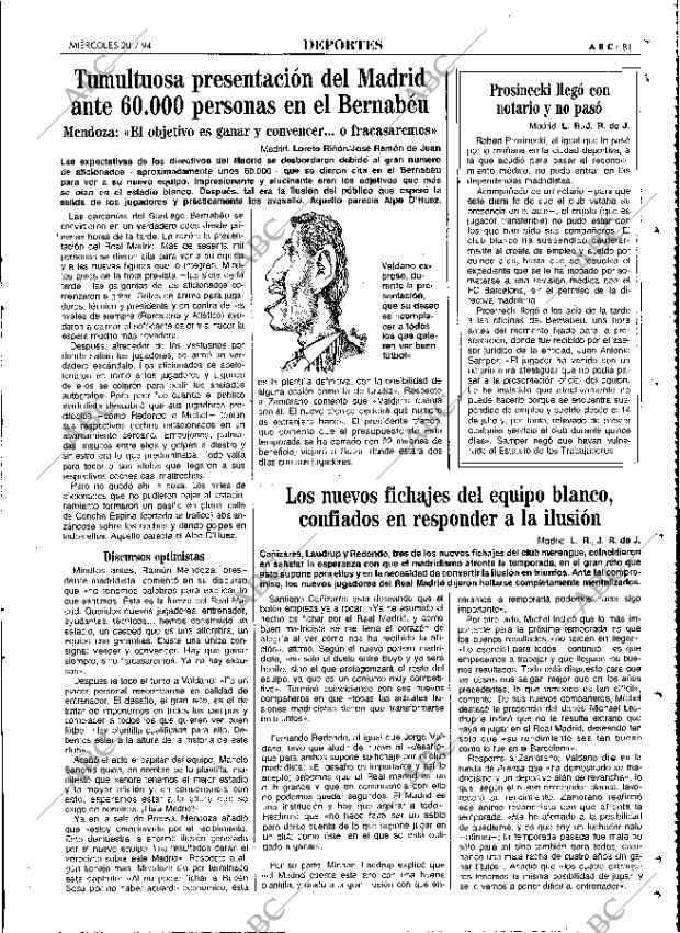 ABC MADRID 20-07-1994 página 81