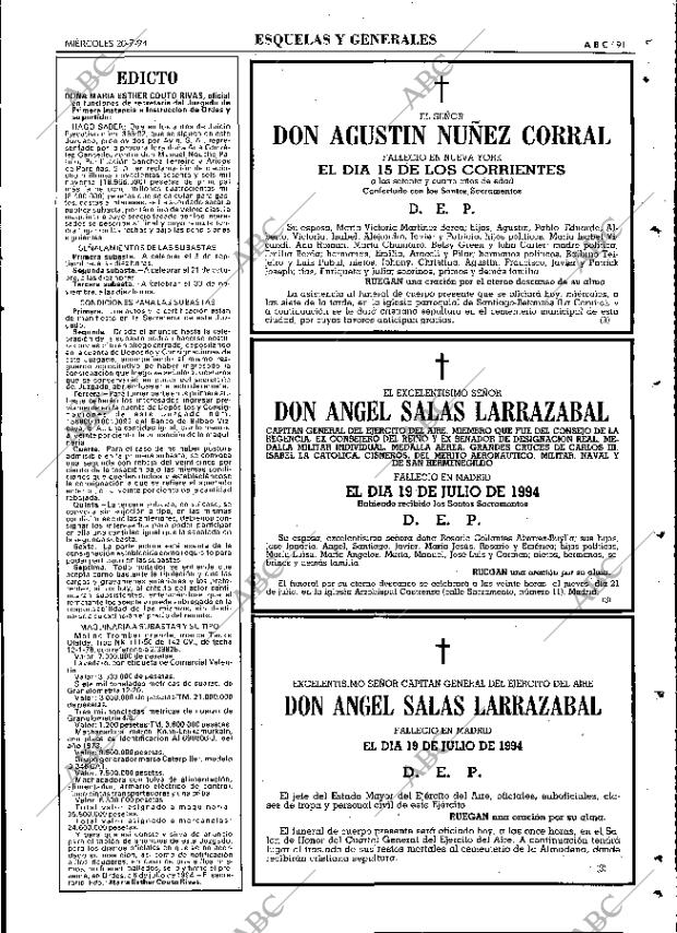 ABC MADRID 20-07-1994 página 91
