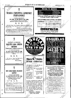 ABC MADRID 20-07-1994 página 92