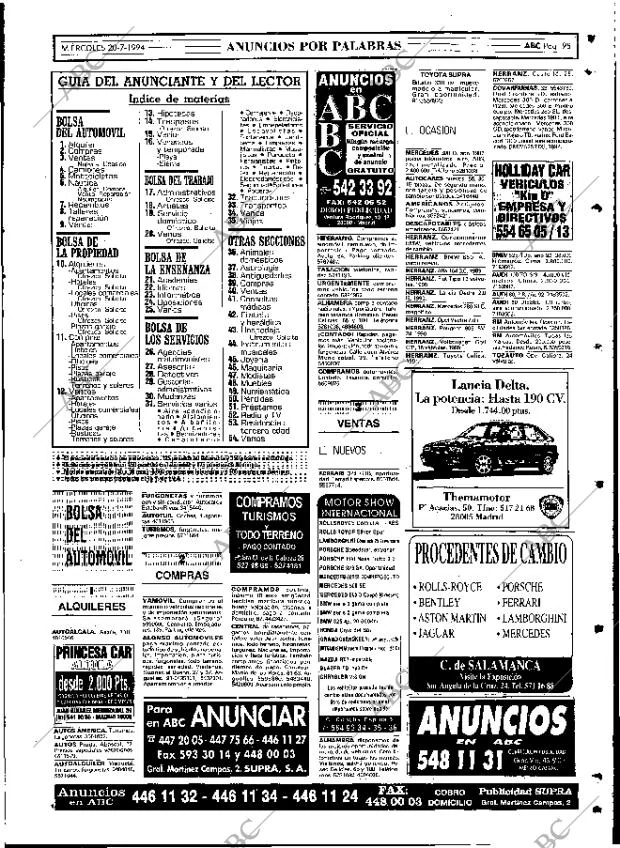 ABC MADRID 20-07-1994 página 95