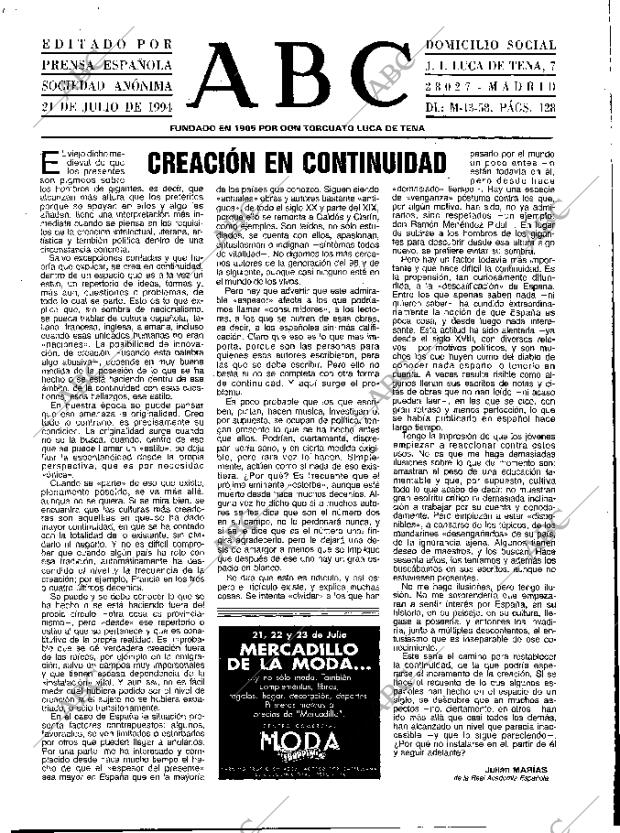 ABC MADRID 21-07-1994 página 3