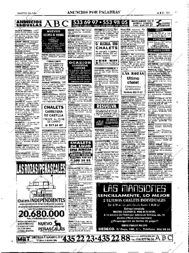 ABC MADRID 26-07-1994 página 101