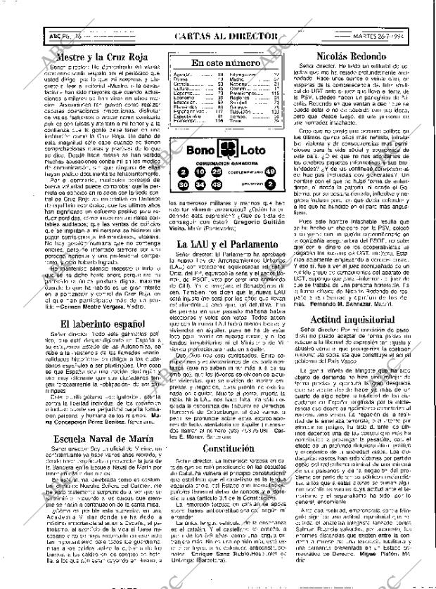 ABC MADRID 26-07-1994 página 16