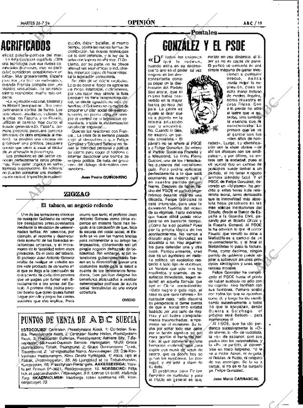 ABC MADRID 26-07-1994 página 19
