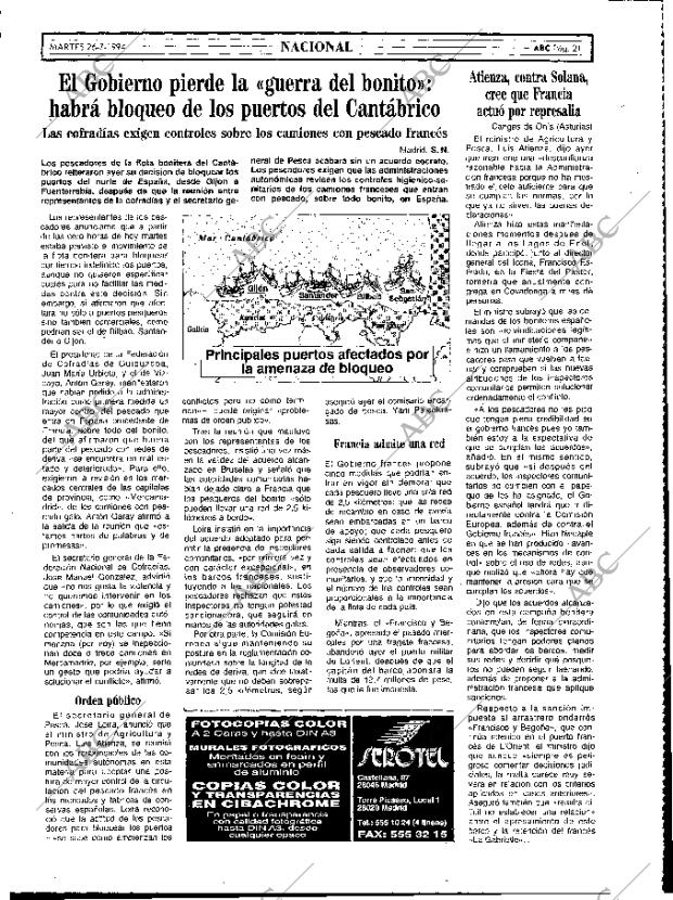ABC MADRID 26-07-1994 página 21