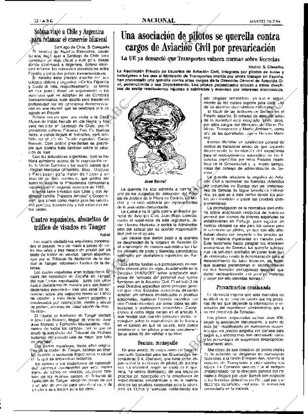 ABC MADRID 26-07-1994 página 22