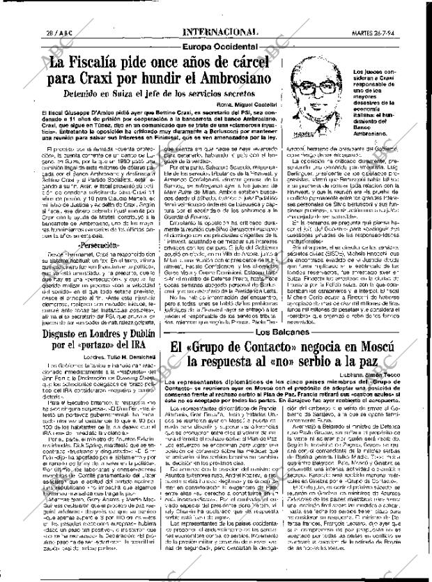 ABC MADRID 26-07-1994 página 28