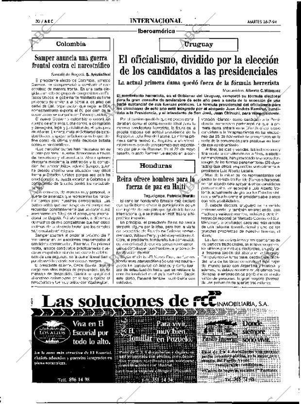 ABC MADRID 26-07-1994 página 30