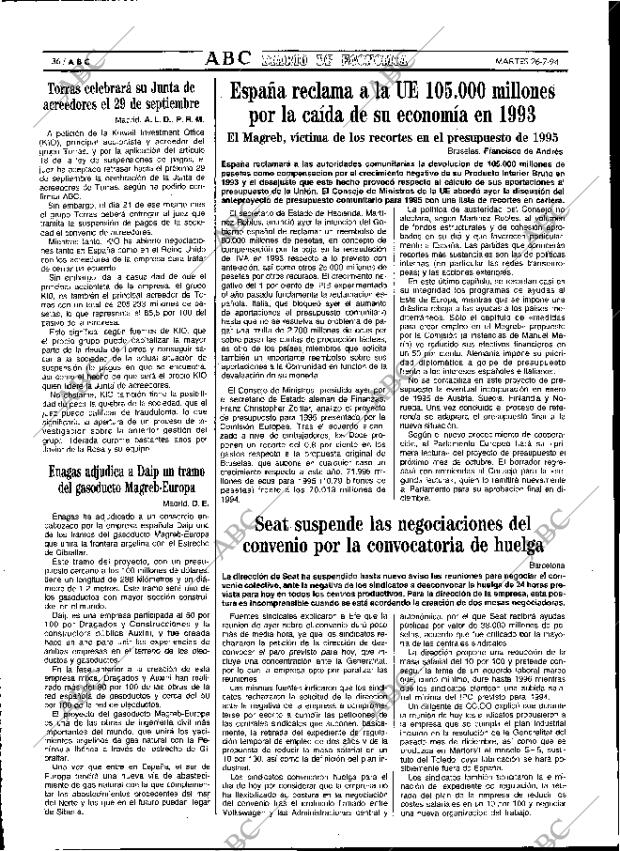 ABC MADRID 26-07-1994 página 36