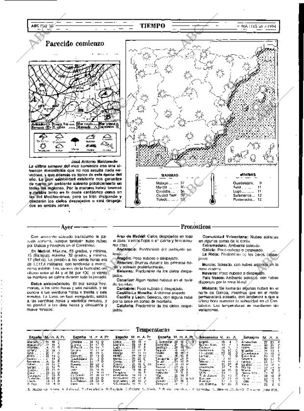 ABC MADRID 26-07-1994 página 56