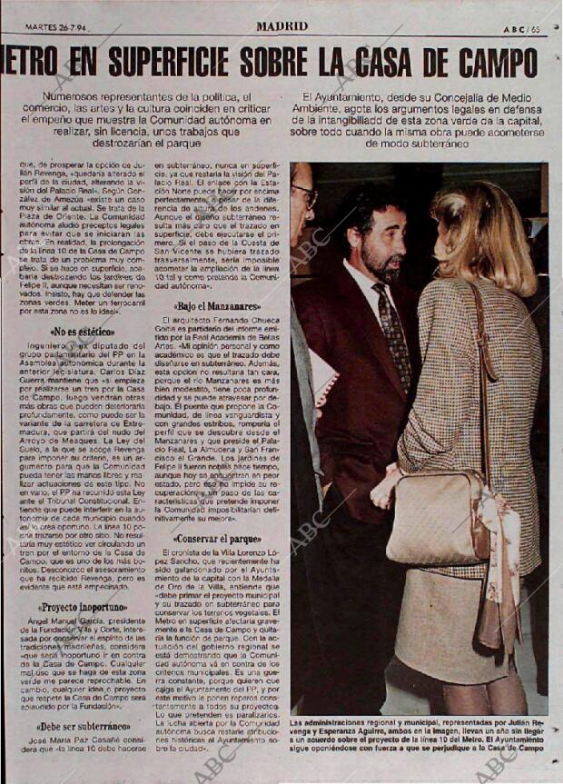ABC MADRID 26-07-1994 página 65