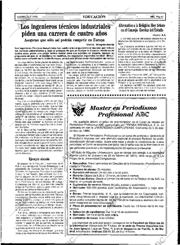 ABC MADRID 26-07-1994 página 69