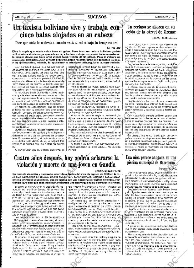 ABC MADRID 26-07-1994 página 78