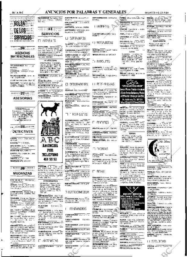 ABC SEVILLA 27-07-1994 página 88