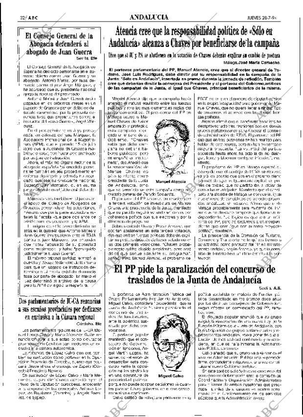 ABC SEVILLA 28-07-1994 página 32