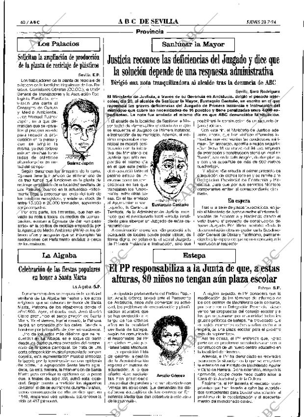 ABC SEVILLA 28-07-1994 página 60