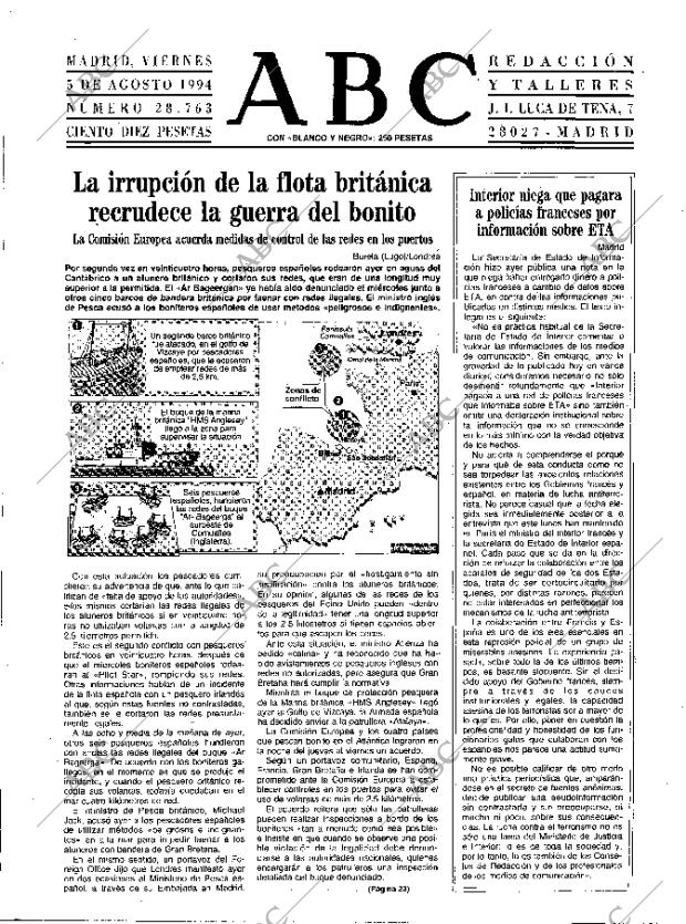 ABC MADRID 05-08-1994 página 13