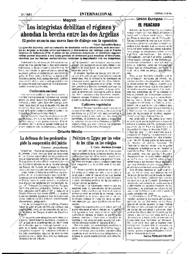 ABC MADRID 05-08-1994 página 26