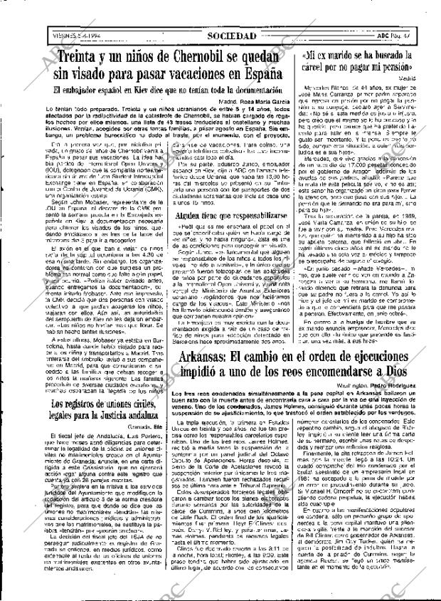 ABC MADRID 05-08-1994 página 47