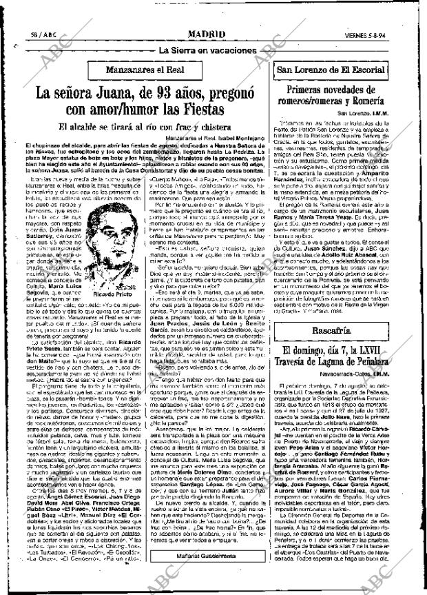 ABC MADRID 05-08-1994 página 58