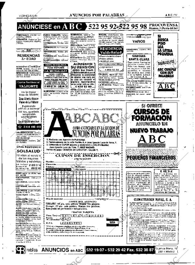 ABC MADRID 05-08-1994 página 97