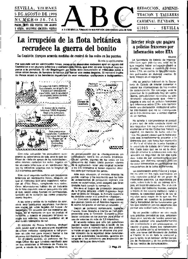 ABC SEVILLA 05-08-1994 página 13